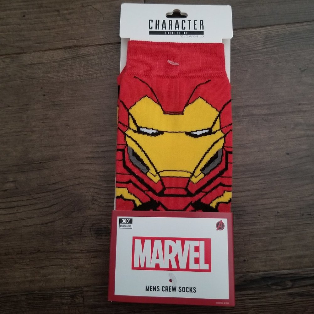 Marvel Iron Man 360 Crew Socks